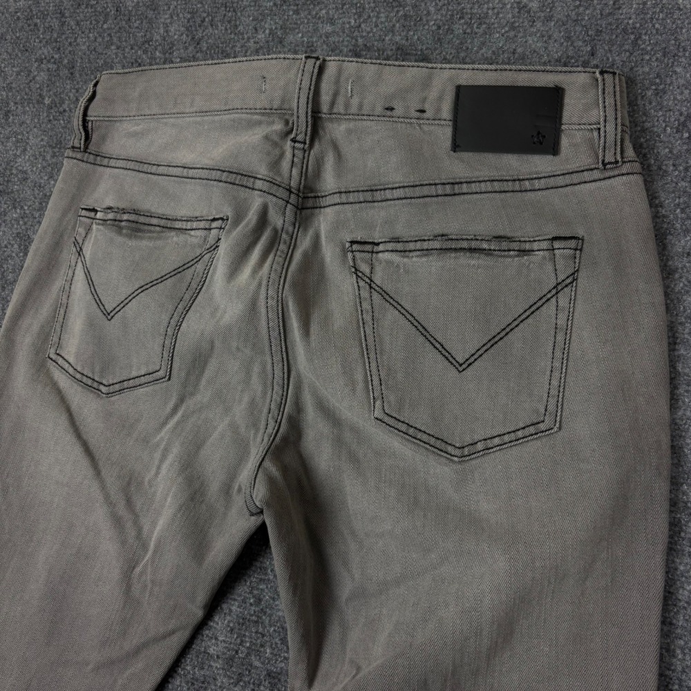 John Varvatos USA Wight Skinny Grey Denim Jeans Mens 31 J315VS3B